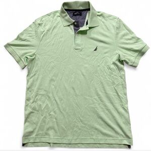 Nautica Men's Light Green Polo Shirt